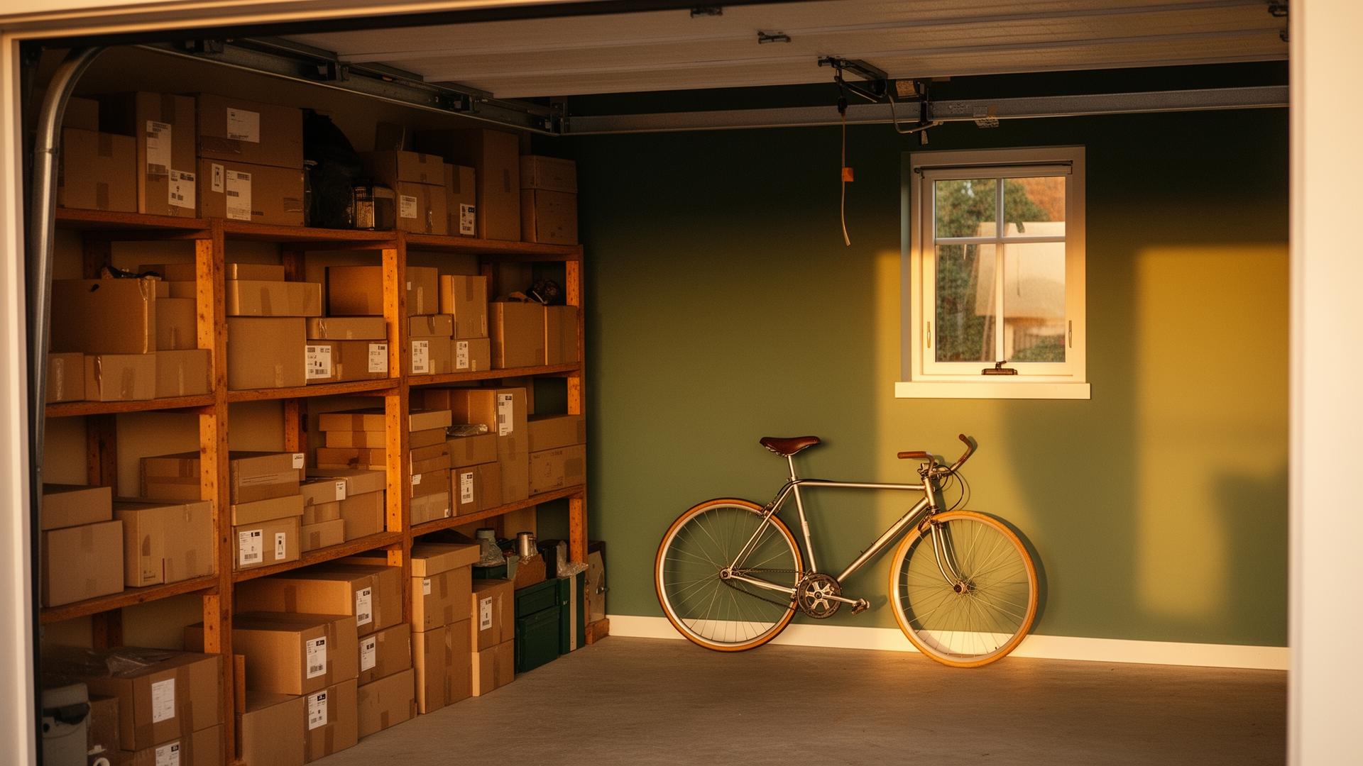 A cosy organised European storage space
